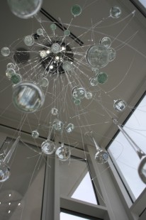 Barron fiber/led custom chandelier
