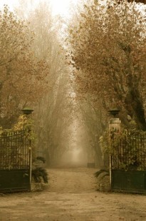 image of romantic entrance